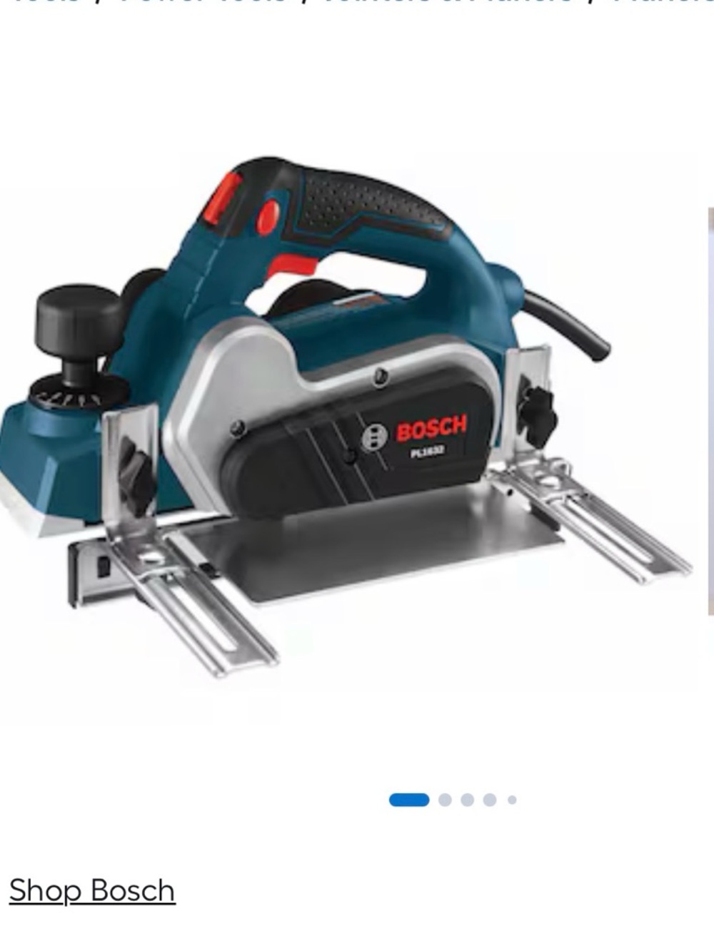 Bosch Corded Hand Planer - Teal/Black/Red
